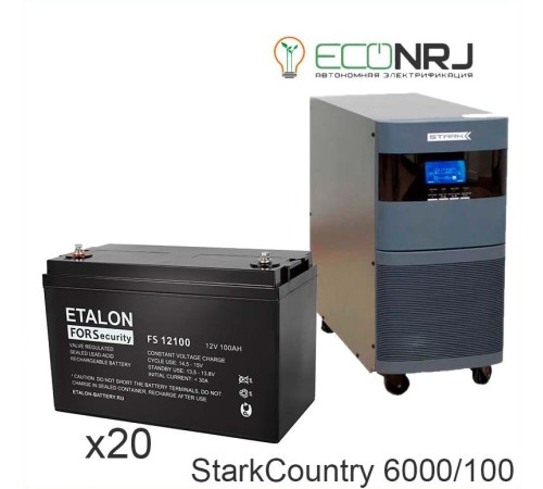 Stark Country 6000 Online, 12А + ETALON FS 12100