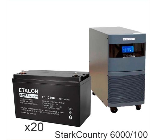 Stark Country 6000 Online, 12А + ETALON FS 12100