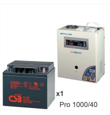 Энергия PRO-1000 + Аккумуляторная батарея CSB GP12400