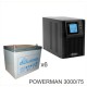 ИБП POWERMAN ONLINE 3000 Plus + LEOCH DJM1275