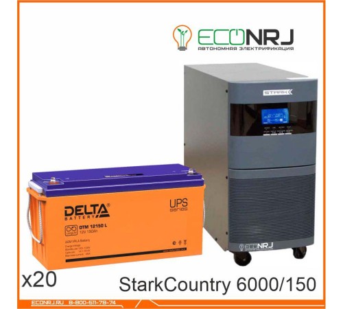 Stark Country 6000 Online, 12А + Delta DTM 12150 L