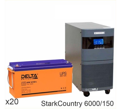 Stark Country 6000 Online, 12А + Delta DTM 12150 L