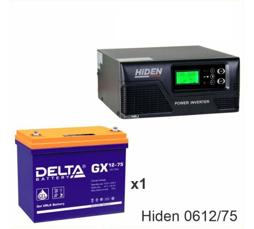 ИБП Hiden Control HPS20-0612 + Delta GX 12-75