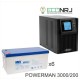 ИБП POWERMAN ONLINE 3000 Plus + MNB MNG200-12