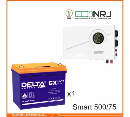 ИБП Powerman Smart 500 INV + Delta GX 12-75