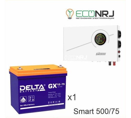 ИБП Powerman Smart 500 INV + Delta GX 12-75