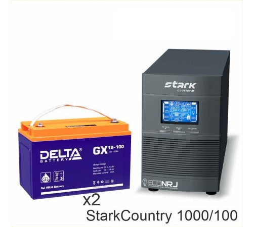 Stark Country 1000 Online, 16А + Delta GX 12100