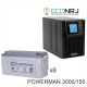 ИБП POWERMAN ONLINE 3000 Plus + LEOCH DJM12150