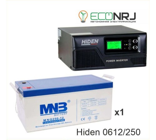 ИБП Hiden Control HPS20-0612 + MNB MNG250-12