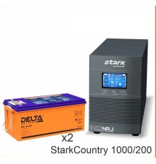 Stark Country 1000 Online, 16А + Delta GEL 12-200