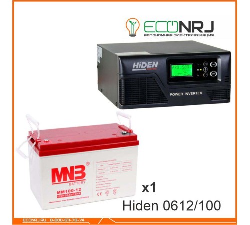 ИБП Hiden Control HPS20-0612 + MNB MМ100-12