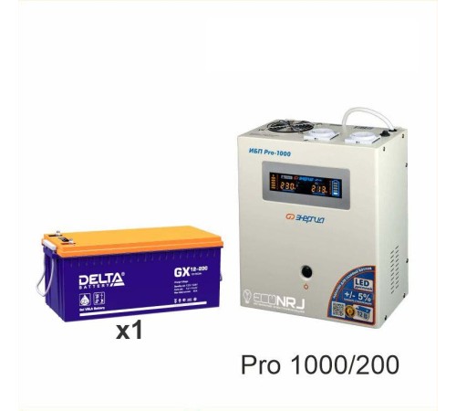 Энергия PRO-1000 + Delta GX 12200